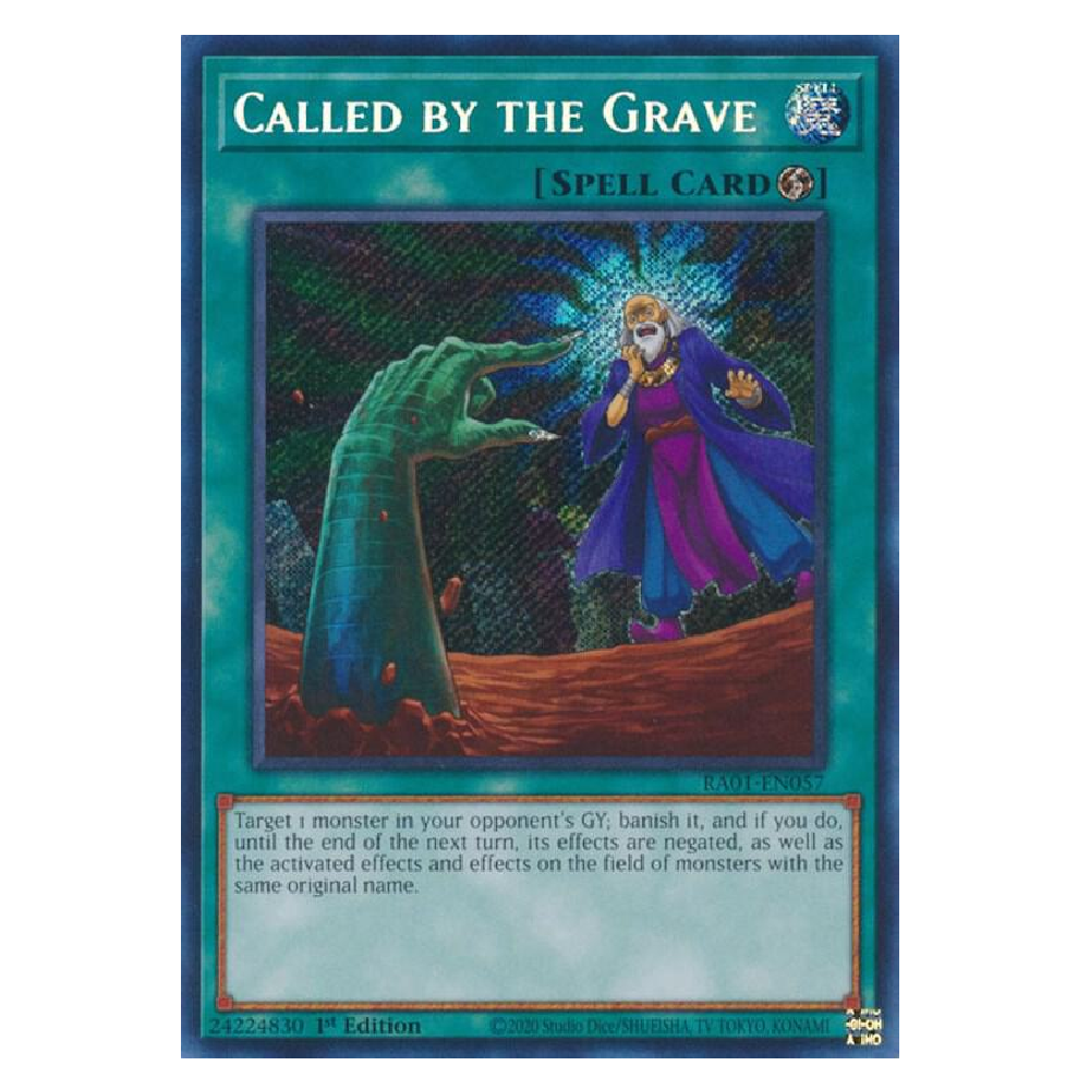 Called by the grave - RA01-EN057 - Secret Rare - 1st Edition