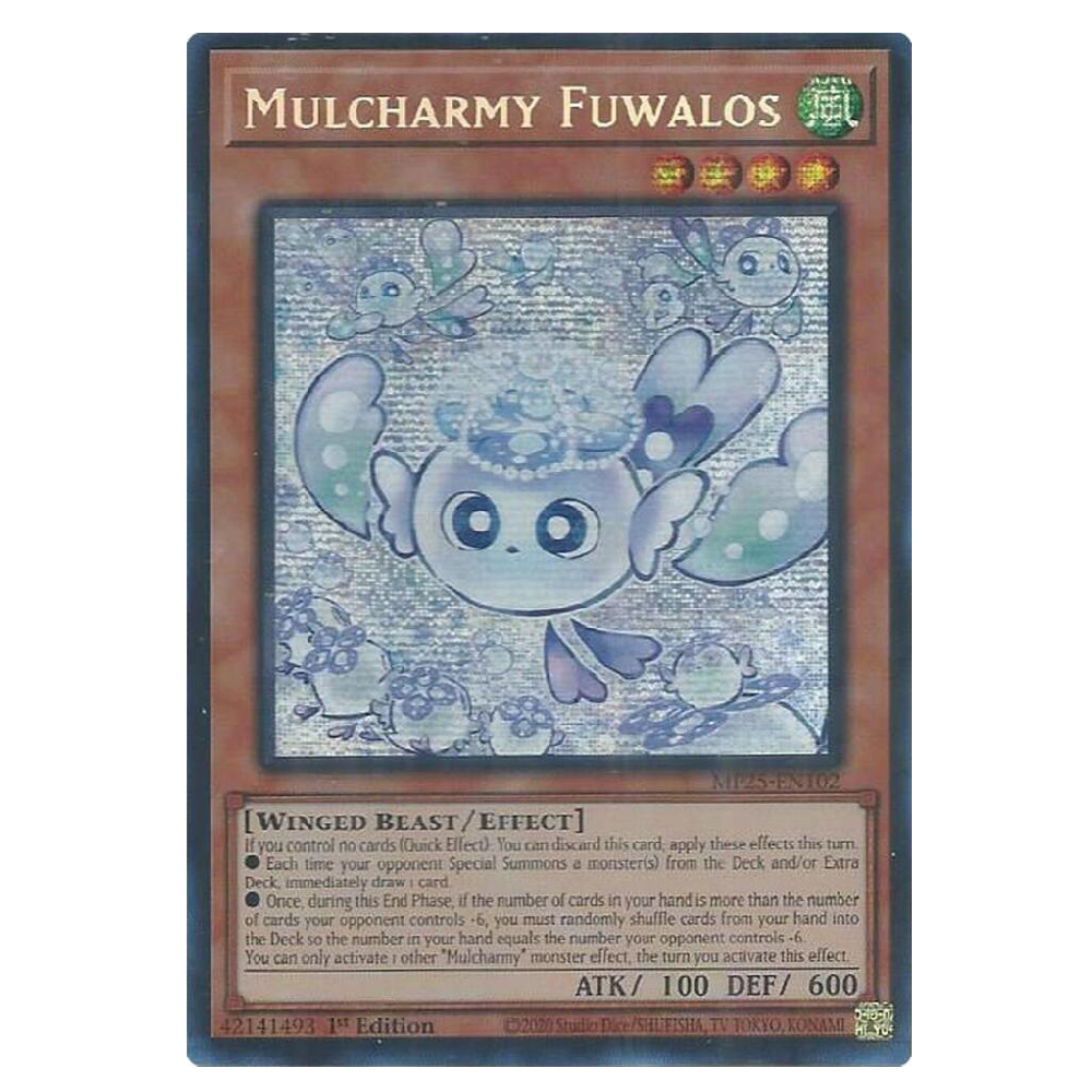 Mulcharmy Fuwalos - MP25-EN102 - Prismatic Secret Rare - 1st Edition