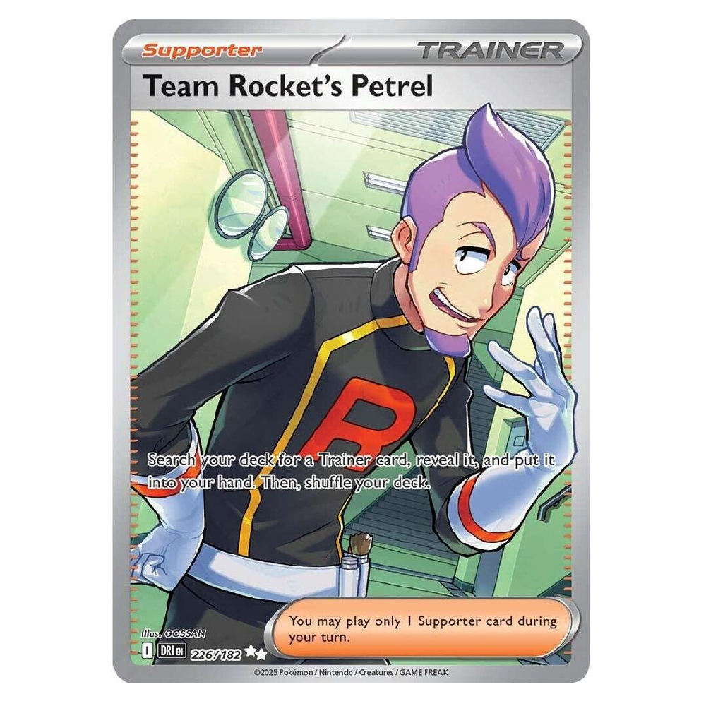 Team Rocket's Petrel - DRI 226/182 - Ultra Rare - 1st Edition