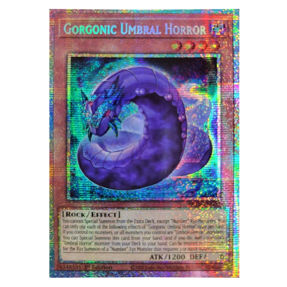Gorgonic Umbral Horror - BETB-EN007 - Starlight Rare - 1st Edition
