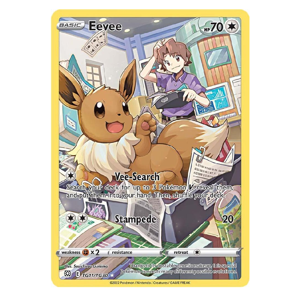 Eevee - TG11/TG30 - Ultra Rare - 1st Edition