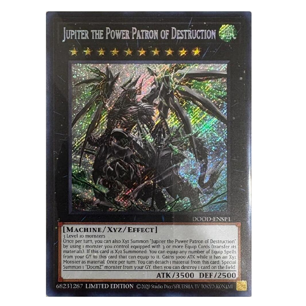Jupiter the Power Patron of Destruction - DOOD-ENSP1 - Secret Rare - Limited Edition