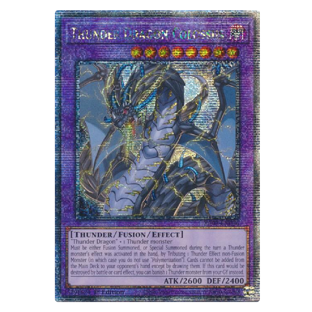 Thunder Dragon Colossus - RA03-EN036 - Quarter Century Secret Rare - 1st Edition