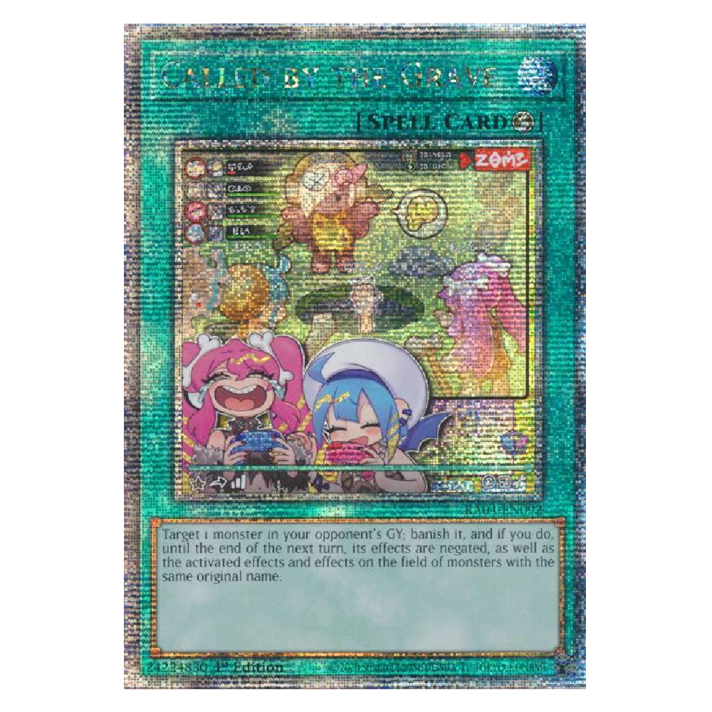Called by the Grave (New Art) - RA04-EN092 - Quarter Century Secret Rare - 1st Edition