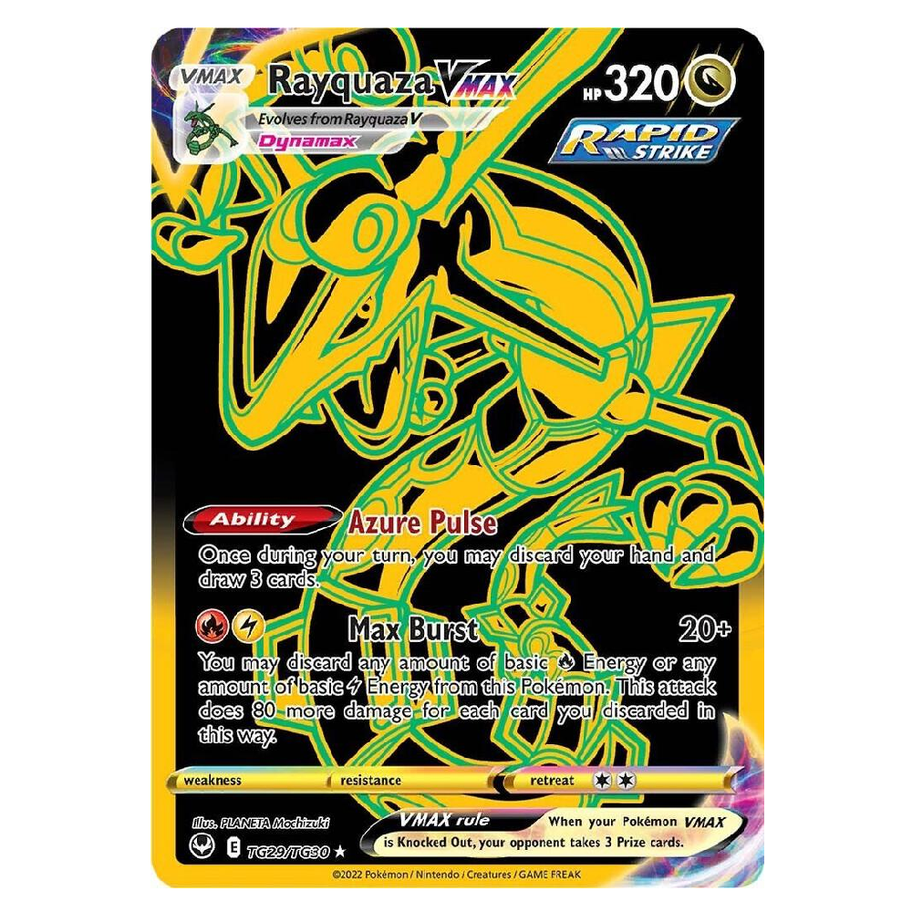 Rayquaza Vmax - TG29/TG30 - Secret Rare - 1st Edition