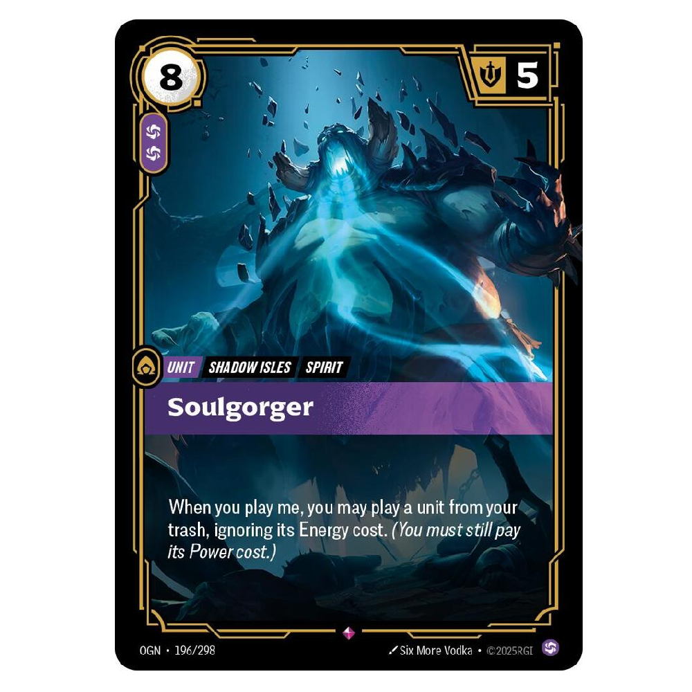 Soulgorger - OGN 196/298 - Rare - 1st Edition