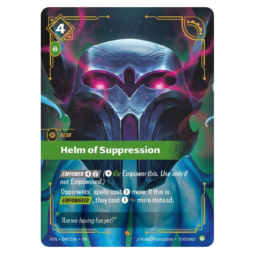 Helm of Supression - VEN 045/166 - Epic - 1st Edition
