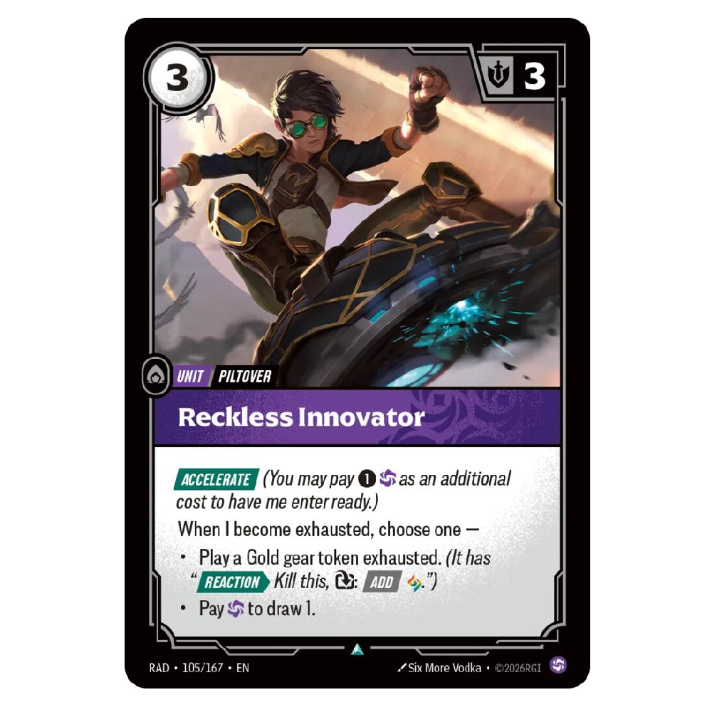 Reckless Innovator (Foil) - RAD 105/167 - Uncommon - 1st Edition