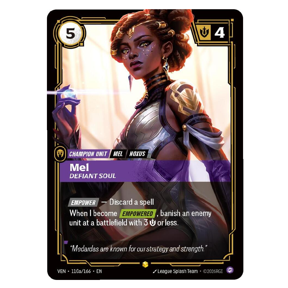Mel Defiant Soul (Alt Art) - Ven 110a/166 - Showcase - 1st Edition