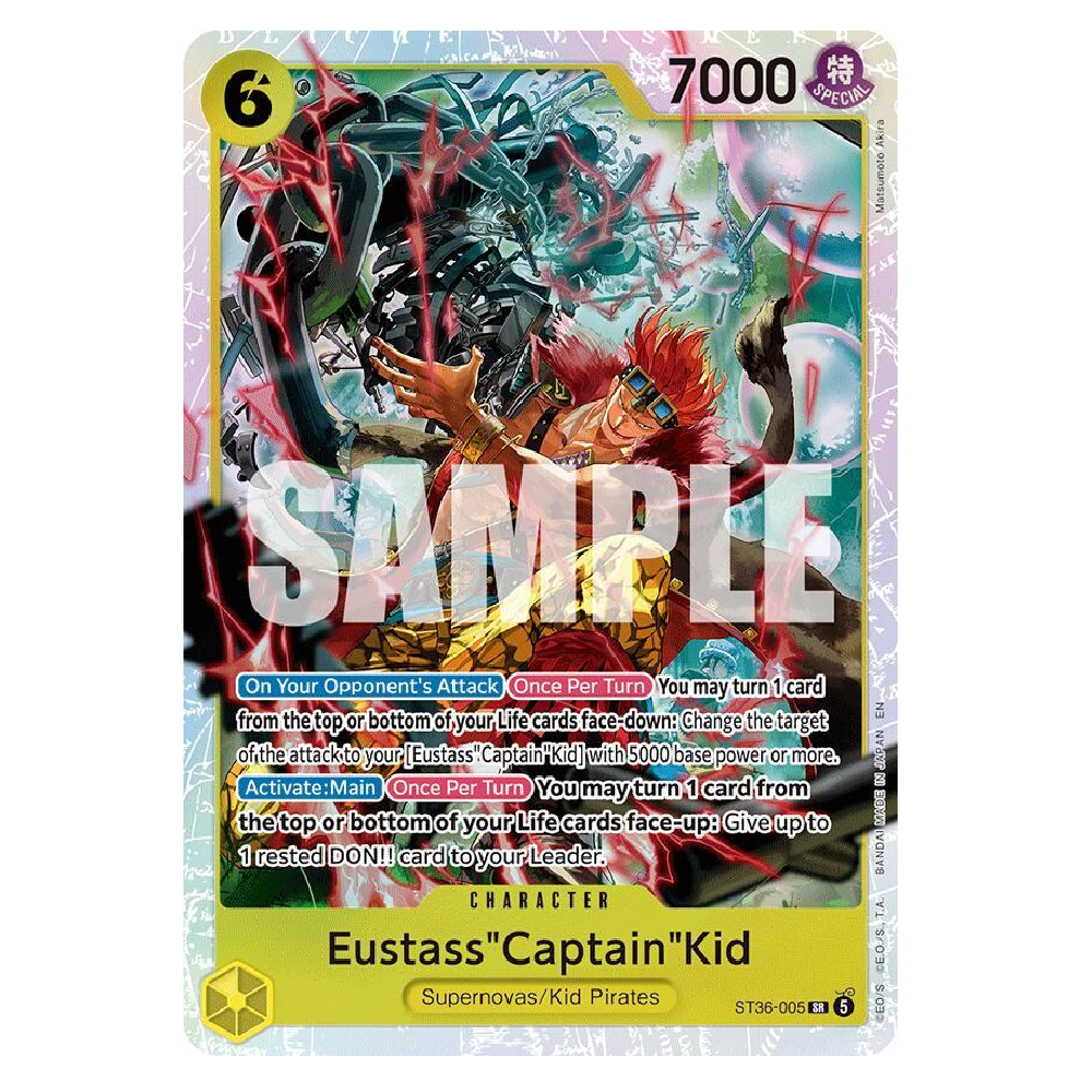 Eustass "Captain" Kid - ST36-005 - SR - 1st Edition