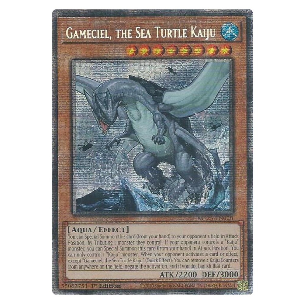Gameciel, the Sea Turtle Kaiju - MP25-EN028 - Starlight Rare - 1st Edition