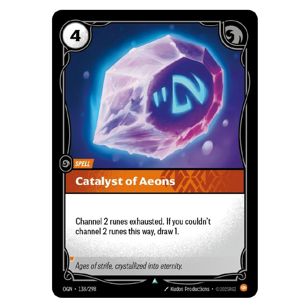 Catalyst of Aeons (Foil) - OGN 138/298 - Uncommon - 1st Edition