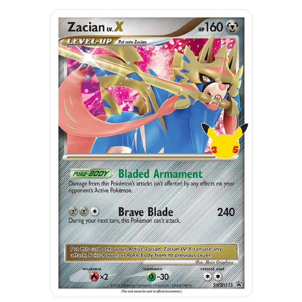 Zacian LV.X - SWSH135 - Promo - 1st Edition