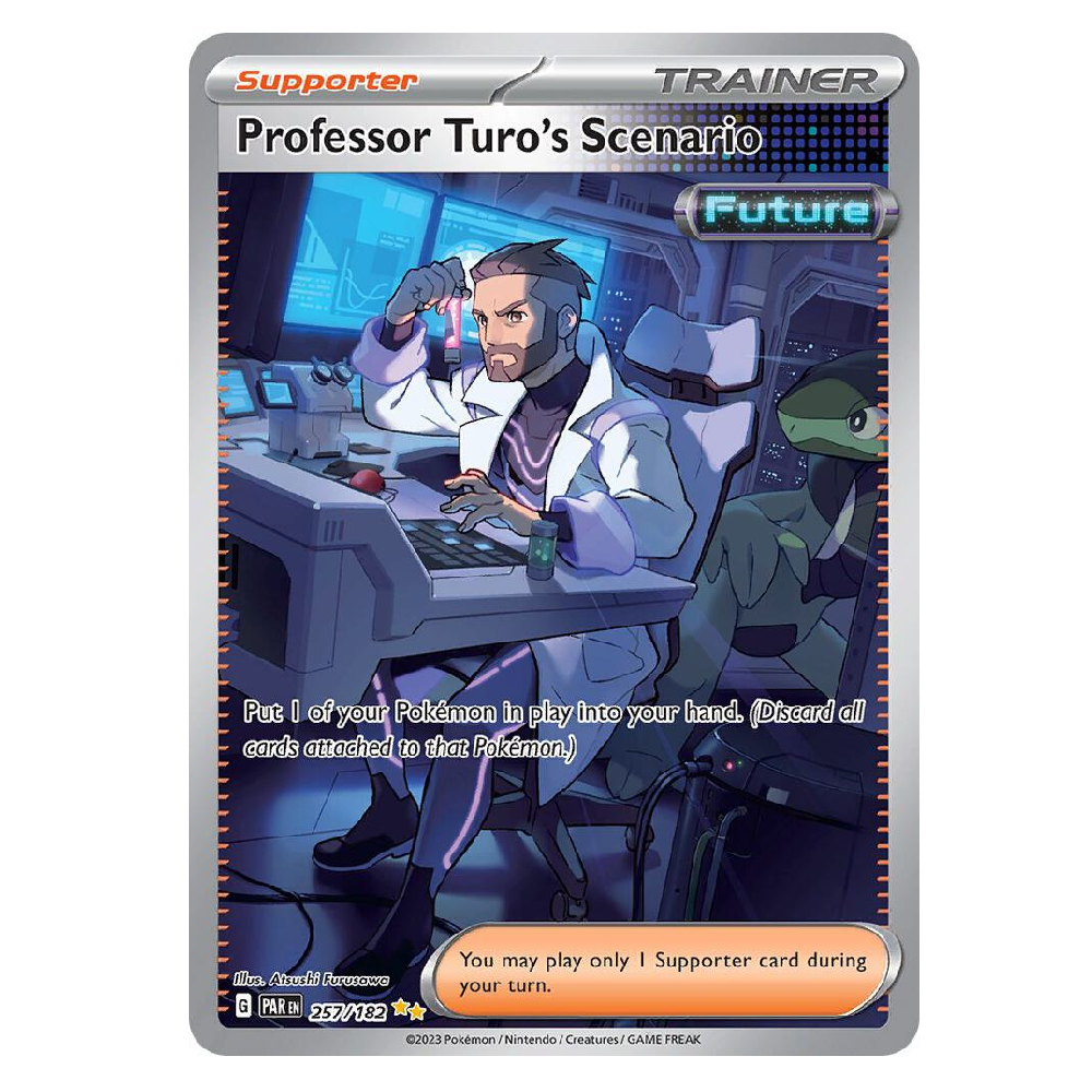 Professor Turo's Scenario - PAR 257/182 - Special Illustration Rare - 1st Edition