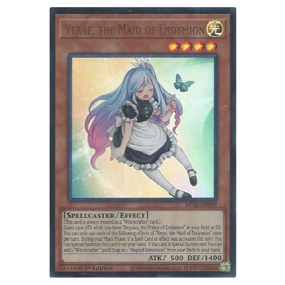 Verre, the Maid of Endymion - BETB-EN098 - Ultra Rare - 1st Edition