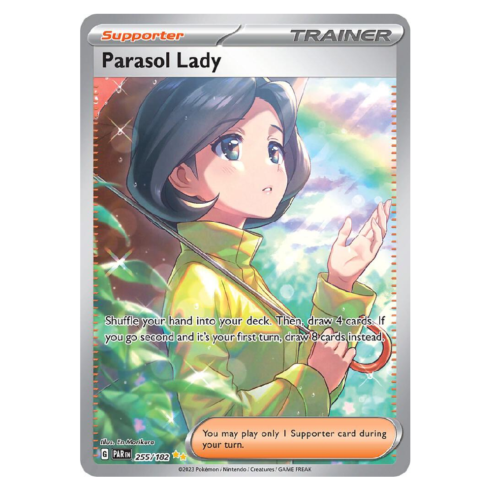 Parasol Lady - PAR 255/182 - Special Illustration Rare - 1st Edition