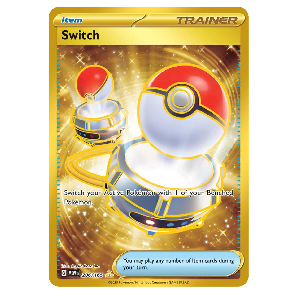 Switch - MEW 206/165 - Hyper Rare - 1st Edition