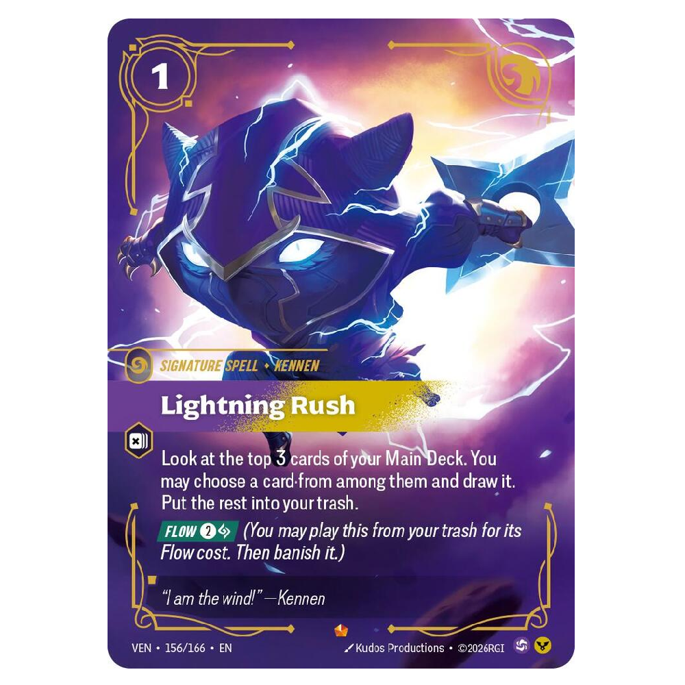 Lightning Rush - VEN 156/166 - Epic - 1st Edition