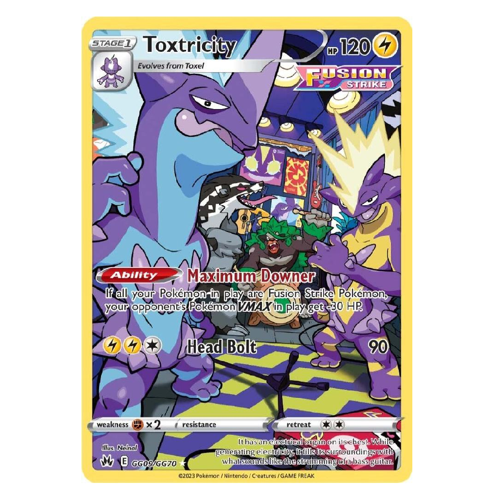Toxtricity - GG09/GG70 - Ultra Rare - 1st Edition