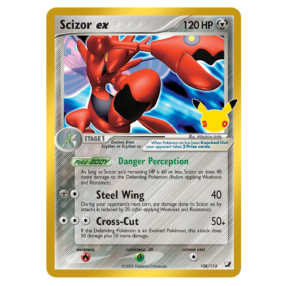 Scizor ex - 30C 108/115 - Classic Collection - 1st Edition