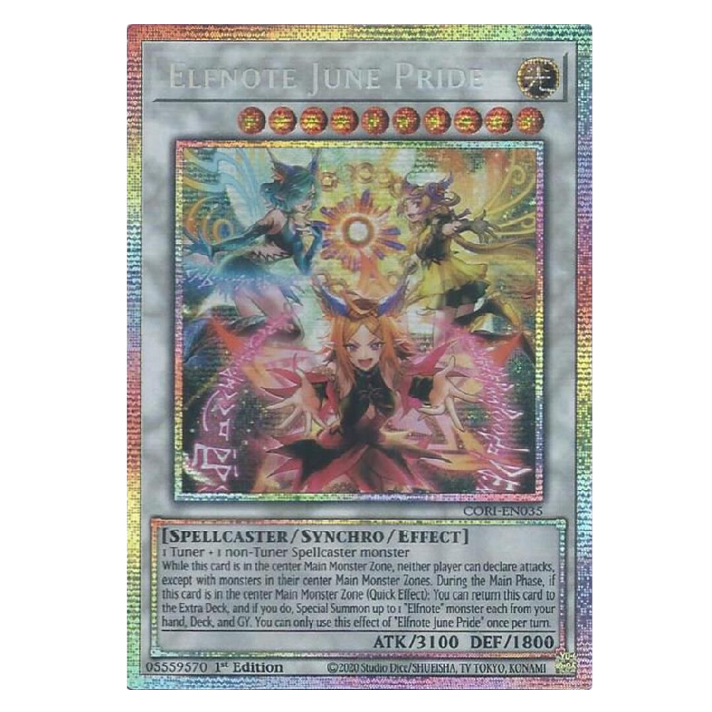 Elfnote June Pride - CORI-EN035 - Starlight Rare - 1st Edition