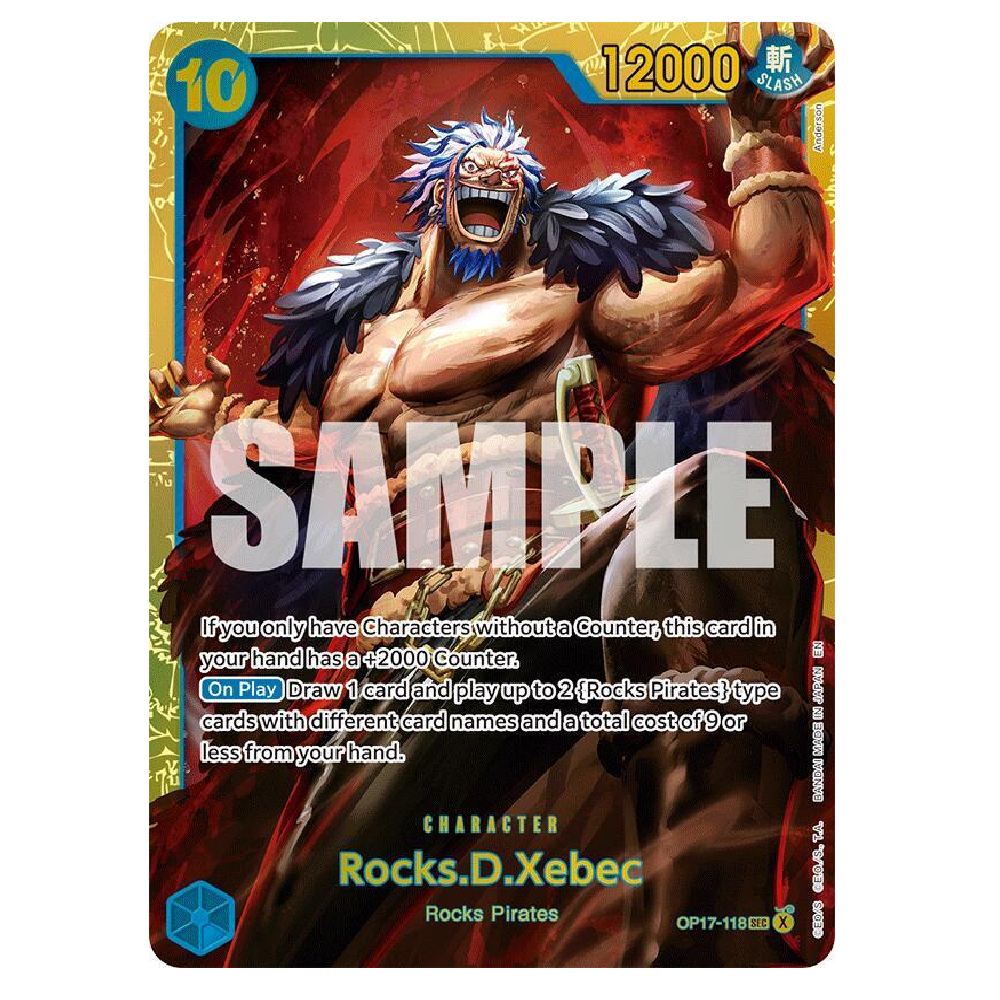 Rocks.D.Xebec - OP17-118 - SEC - 1st Edition