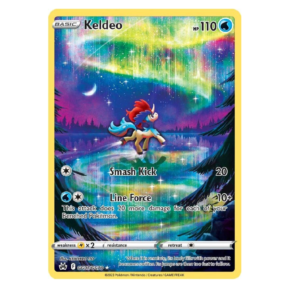 Keldeo - GG07/GG70 - Ultra Rare - 1st Edition