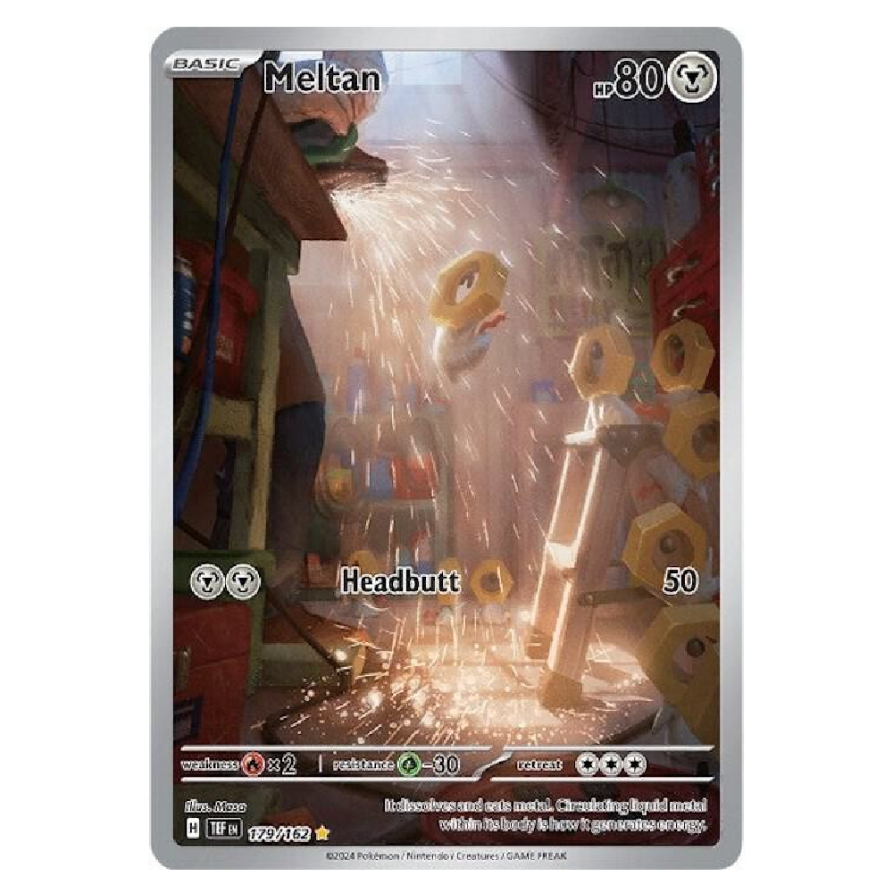 Meltan - TEF 179/162 - Illustration Rare - 1st Edition