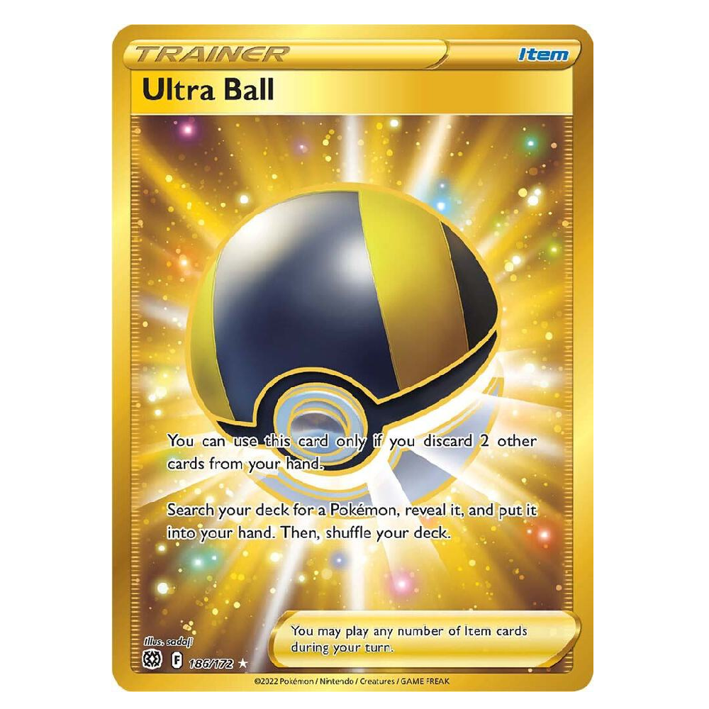 Ultra Ball - 186/172 - Secret Rare - 1st Edition