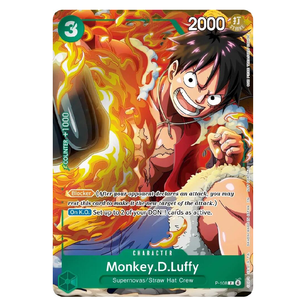Monkey.D.Luffy (Event Pack Vol.9) - P-108 - Promo - 1st Edition