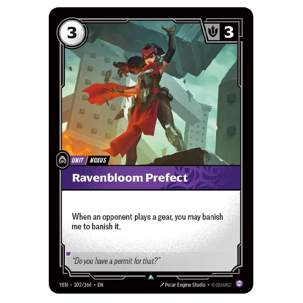 Ravenbloom Prefect (Foil) - VEN 102/166 - Uncommon - 1st Edition