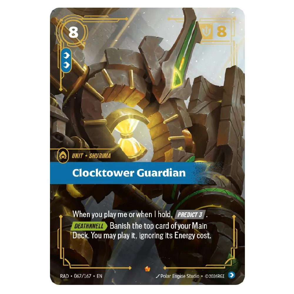 Clocktower Guardian - RAD 067/167 - Epic - 1st Edition