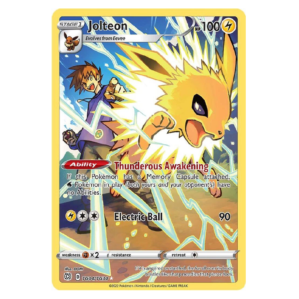 Jolteon - TG04/TG30 - Ultra Rare - 1st Edition