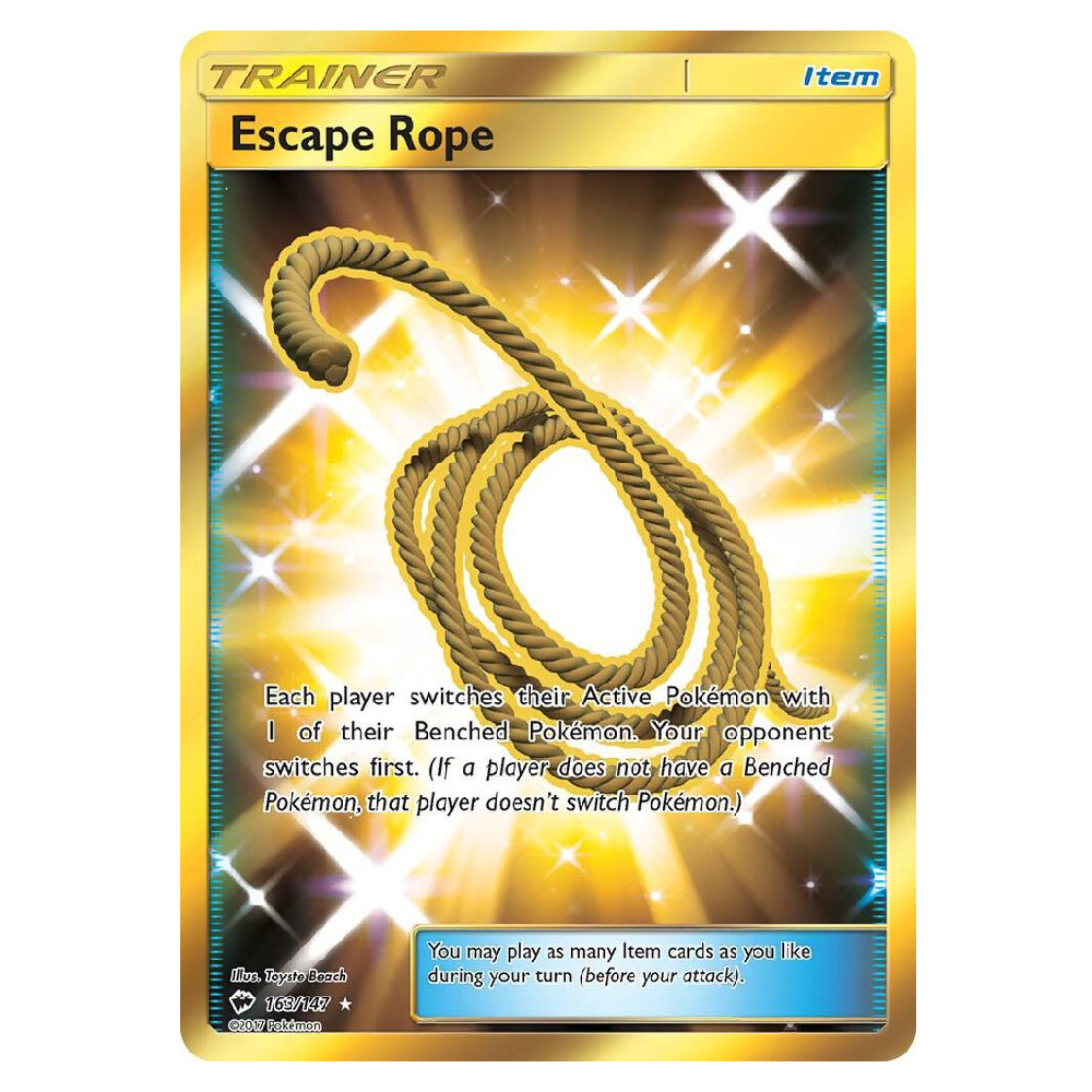 Escape Rope - 163/147 - Secret Rare - 1st Edition