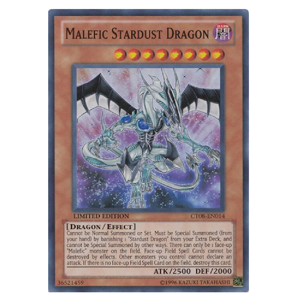 Malefic Stardust Dragon - CT08-EN014 - Super Rare - Limited Edition
