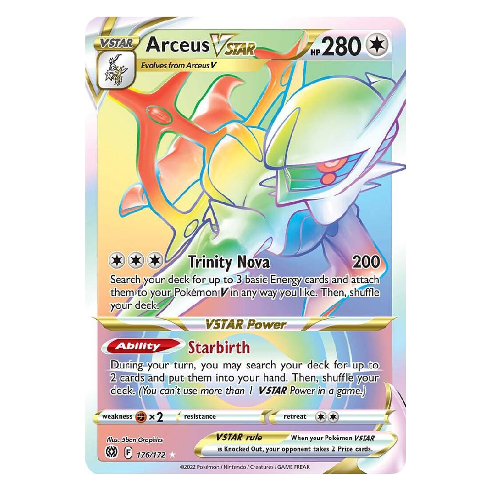 Arceus VStar - 176/172 - Secret Rare - 1st Edition