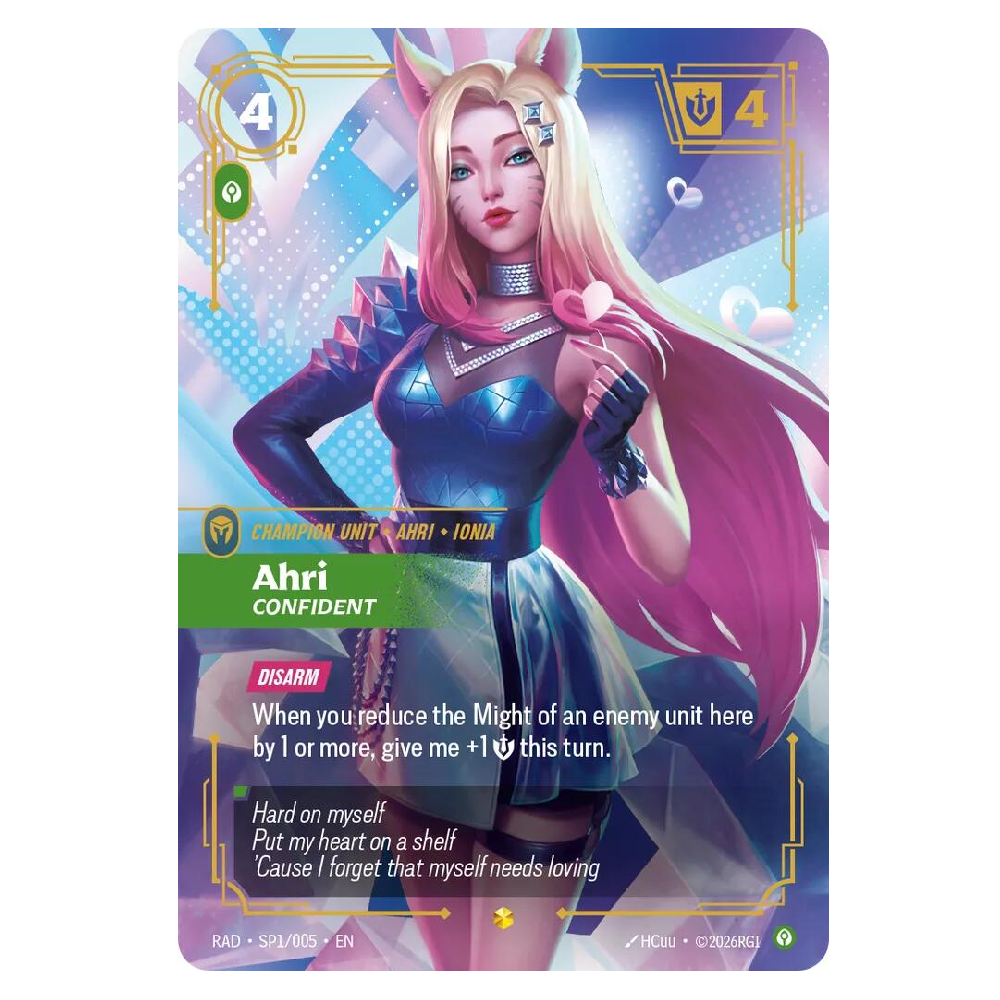 Ahri, Confident (SP) - SP1/005 - Showcase - 1st Edition
