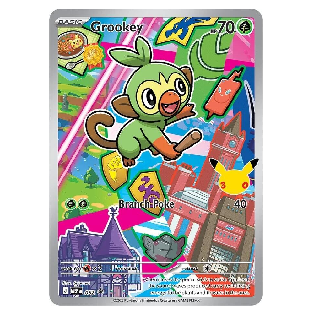 Grookey - MEP 052 - Promo - 1st Edition