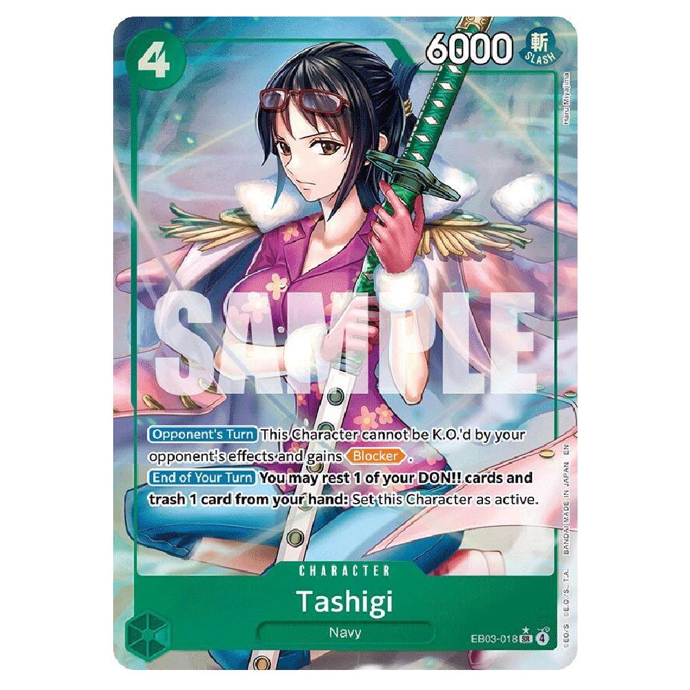 Tashigi (Alt Art) - EB03-018 - SR - 1st Edition