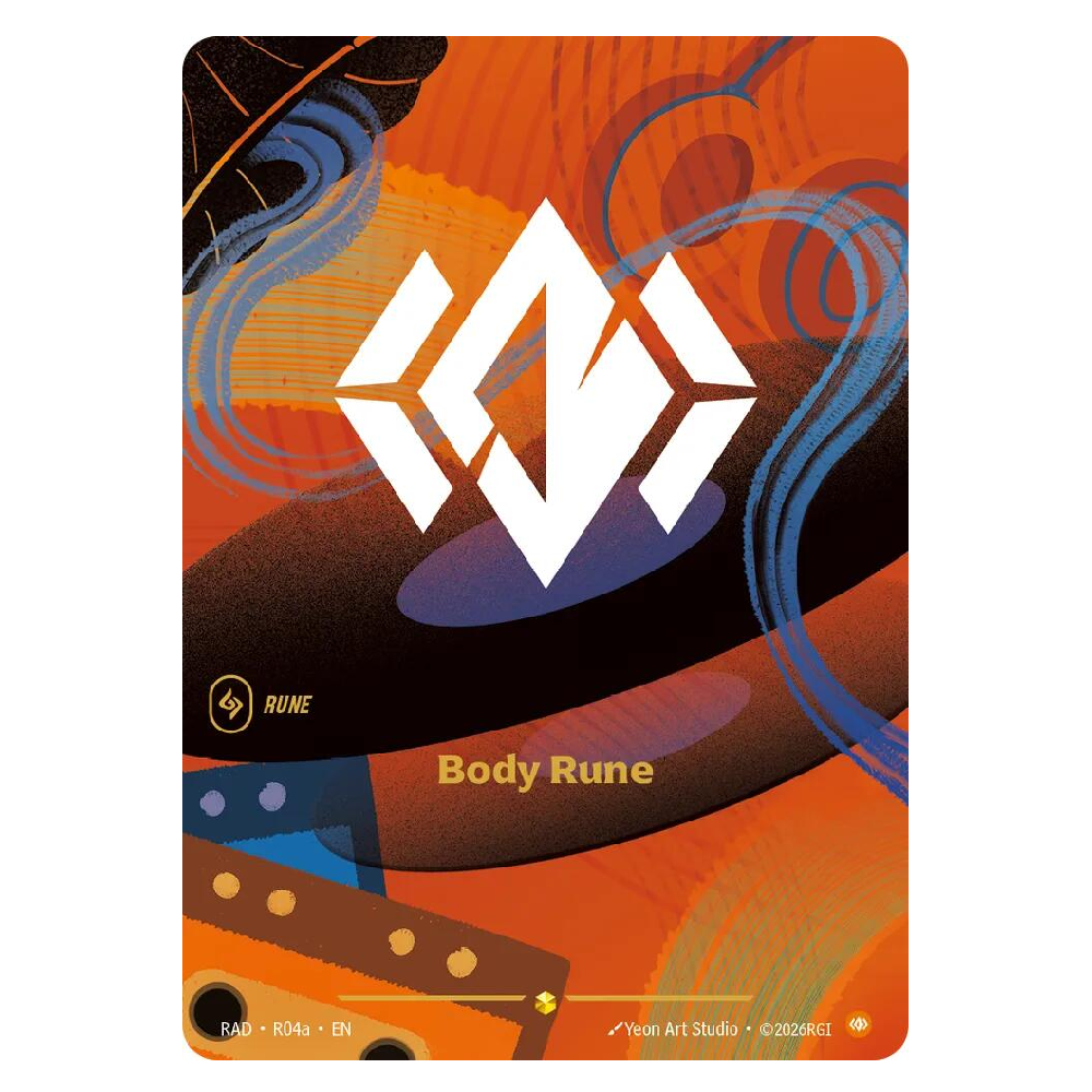 Body Rune (Alt Art) - RAD R04a - Showcase - 1st Edition
