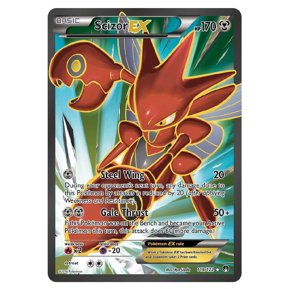 Scizor EX (Full Art) - 119/162 - Ultra Rare - 1st Edition