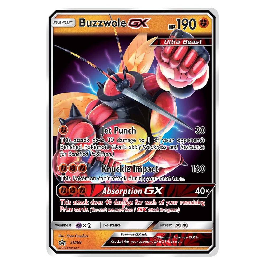 Buzzwole GX - SM 69 - Promo - 1st Edition