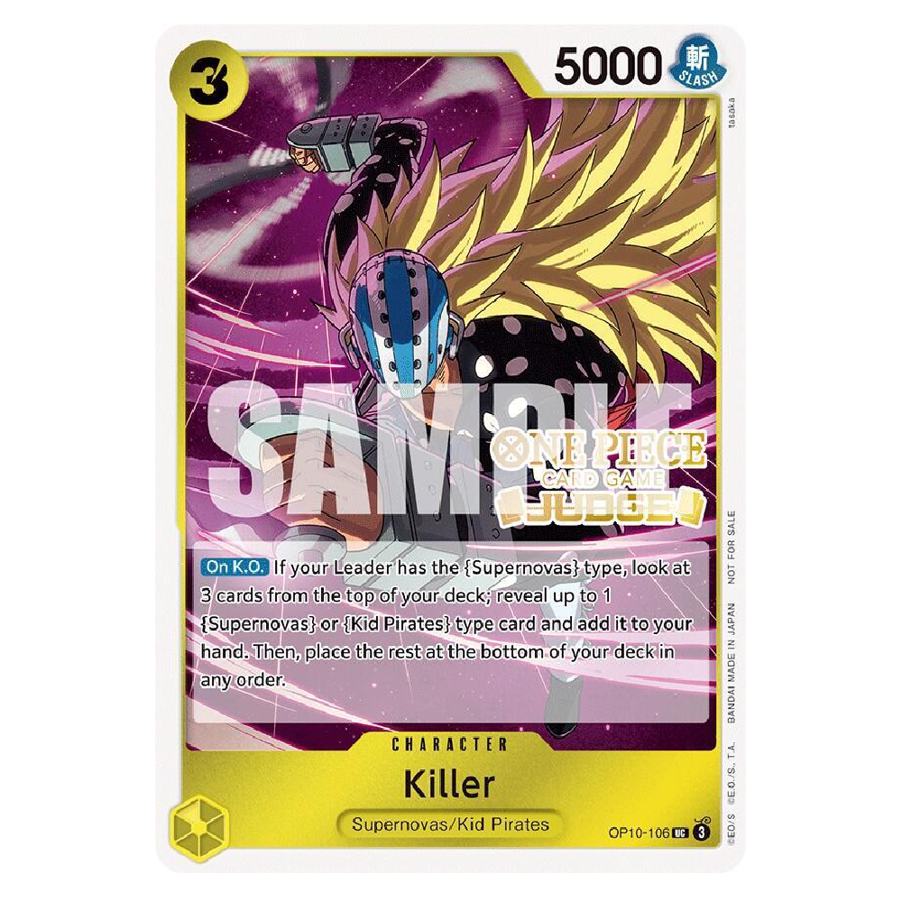 Killer (Judge Pack Vol.5) - OP10-106 - UC - 1st Edition