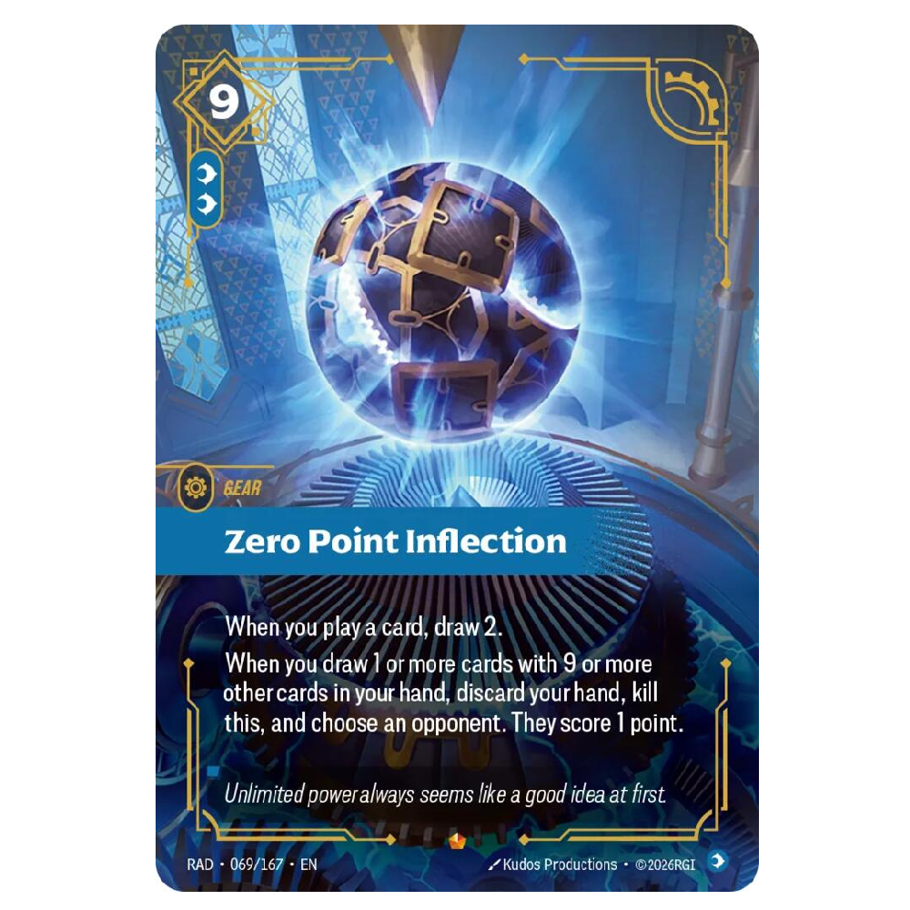 Zero Point Inflection - RAD 069/167 - Epic - 1st Edition