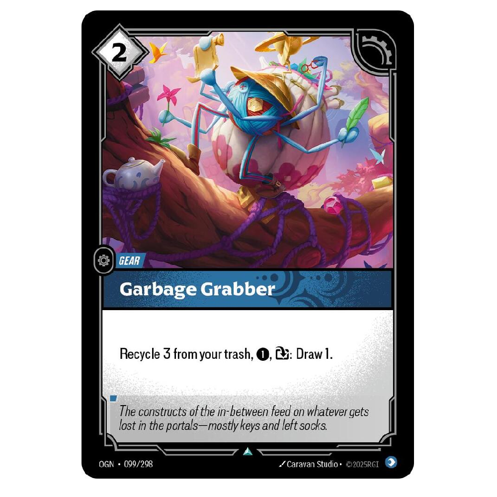 Garbage Grabber (Foil) - OGN 099/298 - Uncommon - 1st Edition