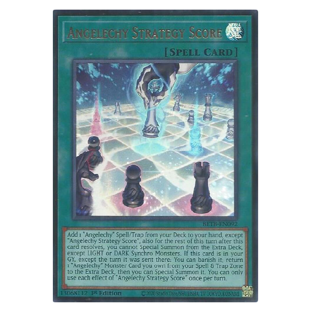 Angelechy Strategy Score - BETB-EN092 - Ultra Rare - 1st Edition