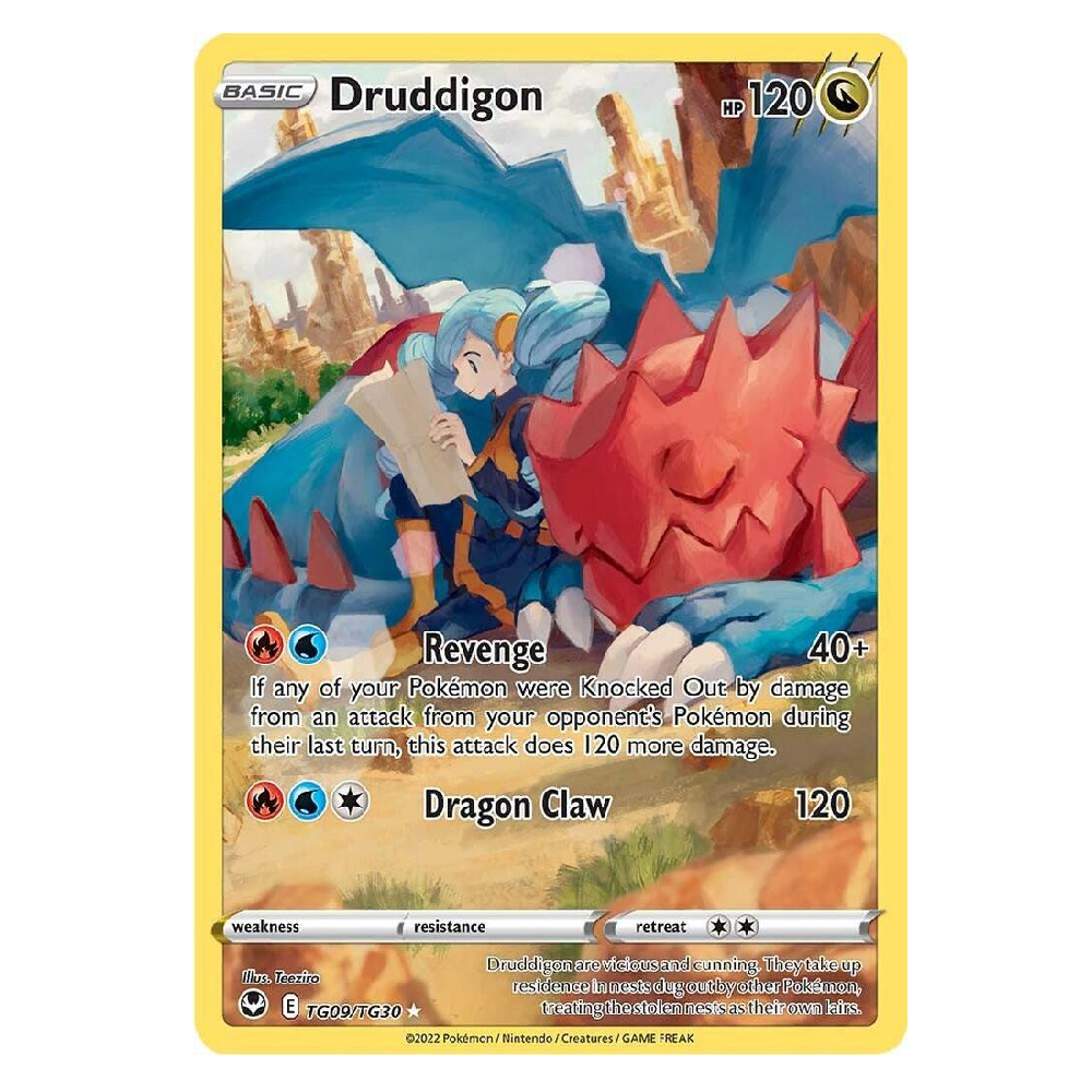 Druddigon - TG09/TG30 - Ultra Rare - 1st Edition