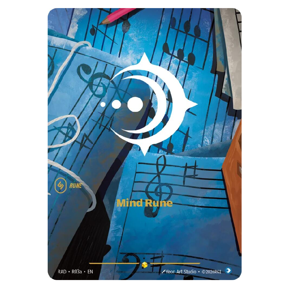 Mind Rune (Alt Art) - RAD R03a - Showcase - 1st Edition