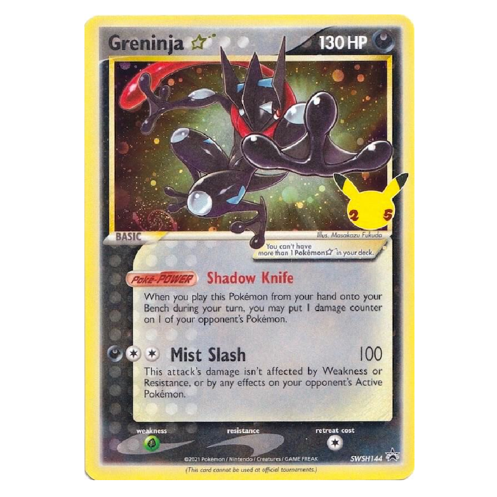 Greninja Star - SWSH144 - Promo - 1st Edition
