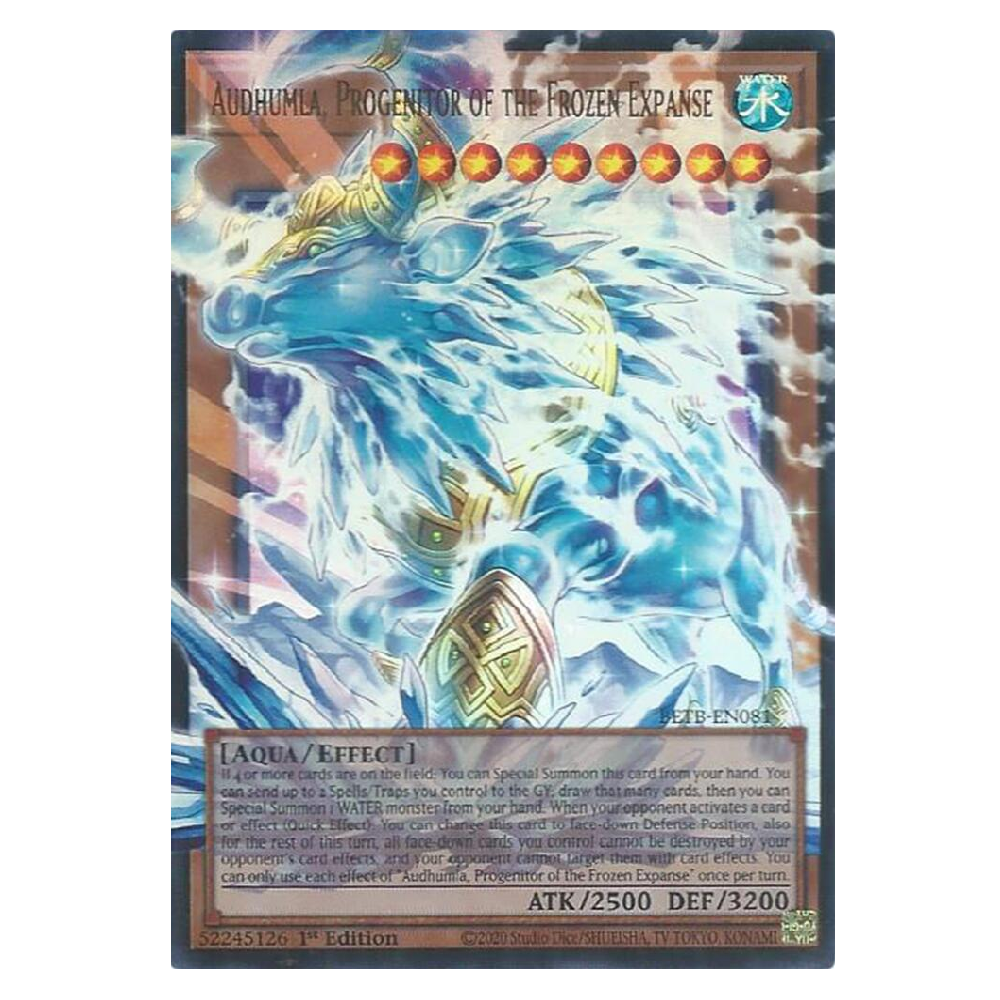 Audhumla, Progenitor of the Frozen Expanse (Overframe) - BETB-EN081 - Ultra Rare - 1st Edition